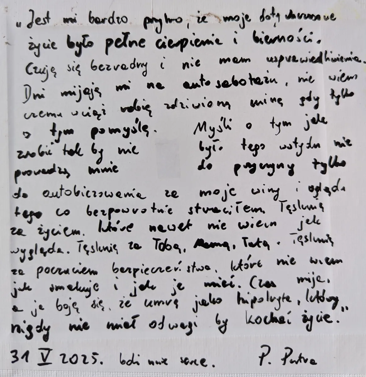 jest mi bardzo przykro pelny tytul